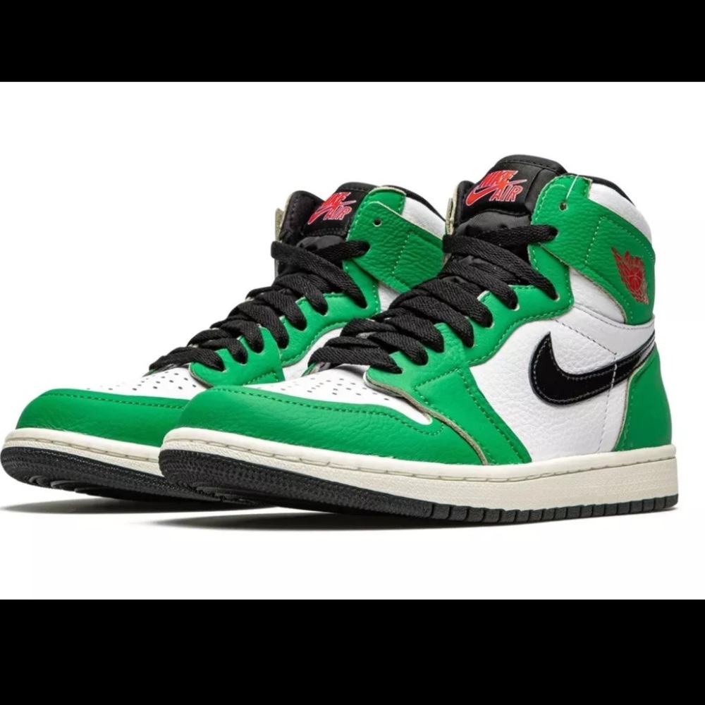 Size 9.5 - Air Jordan 1 Retro OG High Lucky Green W